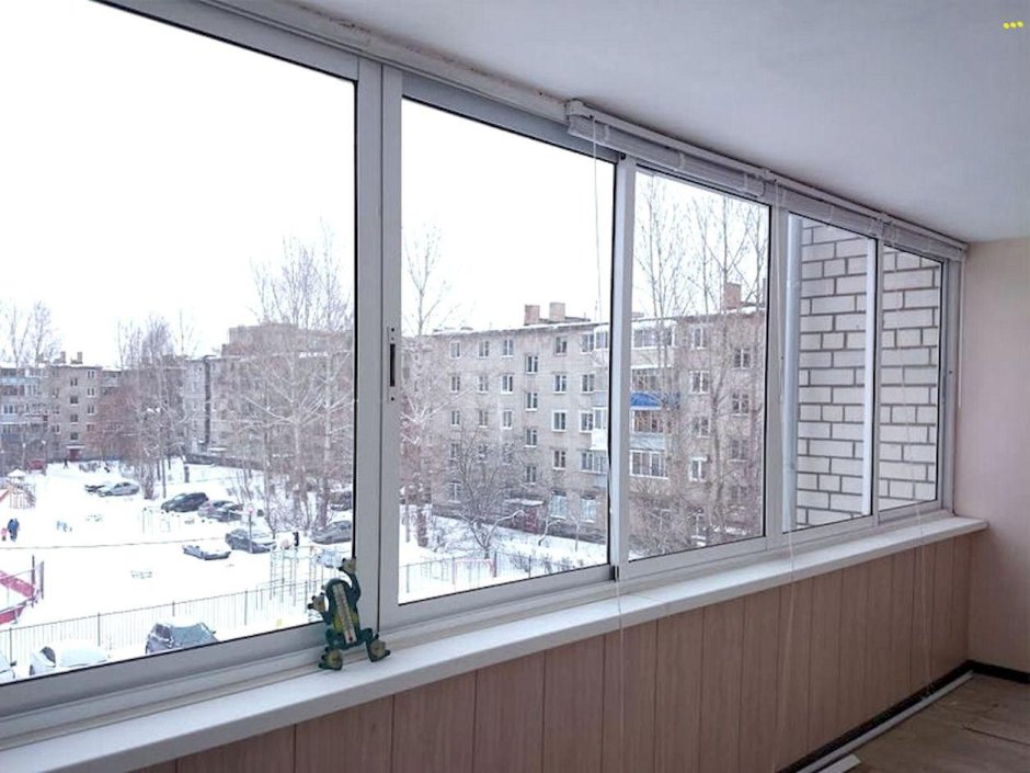 Балконный блок с глухим окном