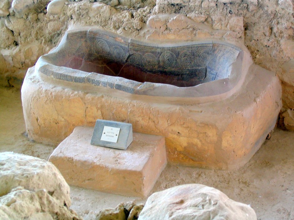 Зал царицы (Кносский дворец , Крит).