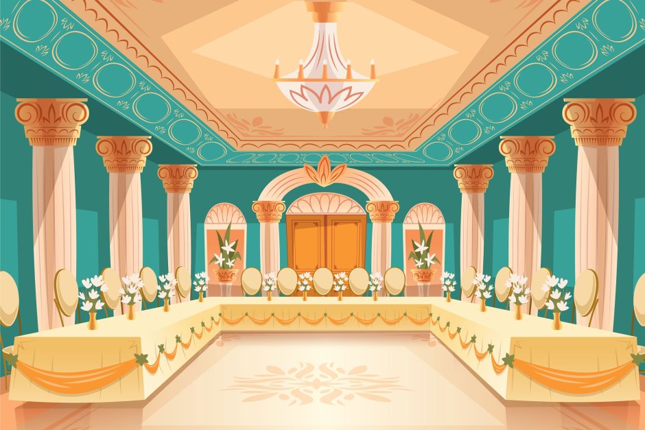 Мультяшный зал в королевском Дворце