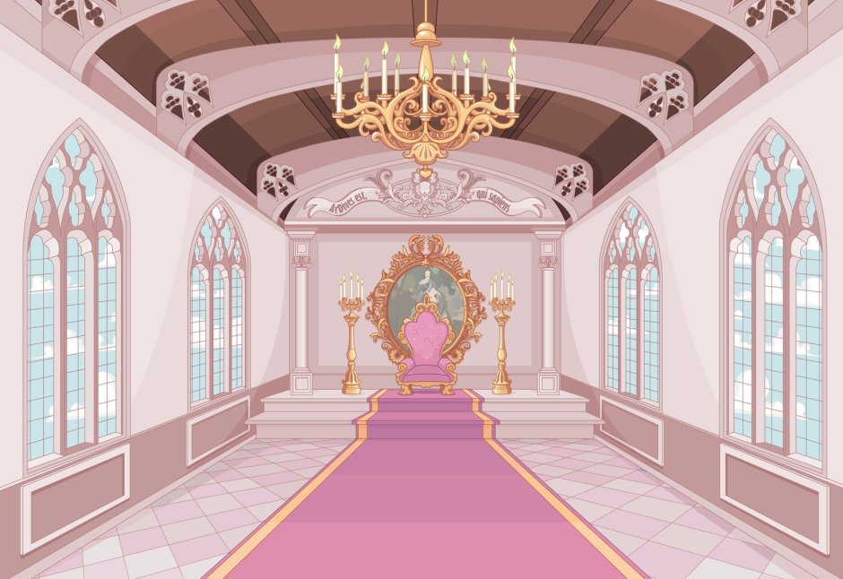 Сказочный дворец принцессы Тронный зал