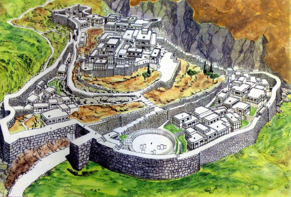 Город дворец Микены царя Агамемнона