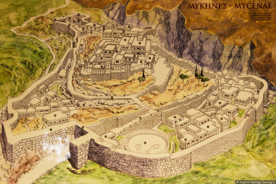 Город крепость Микены