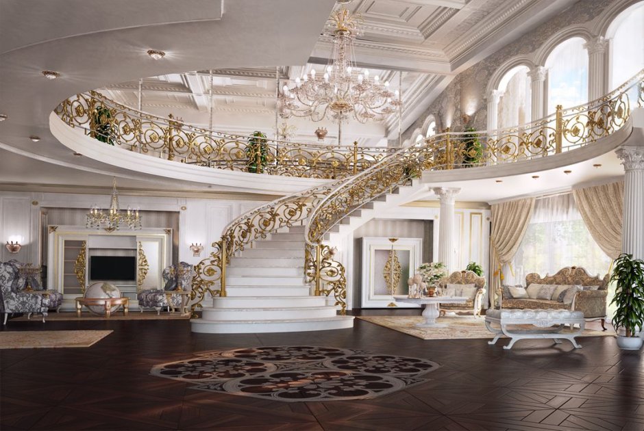 Luxury Mansion Interior спальни