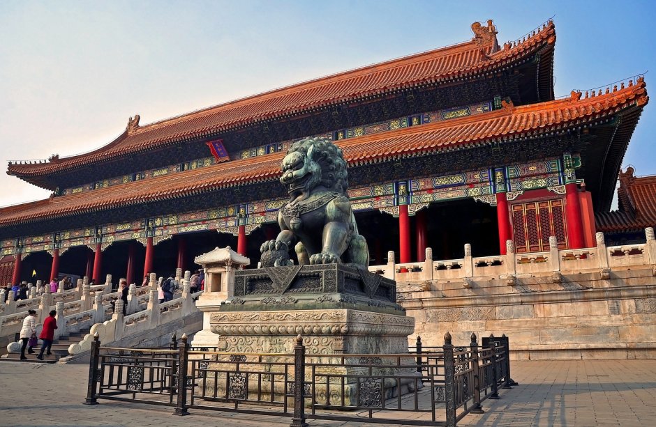 Дворец китайского императора Запретный город Пекин