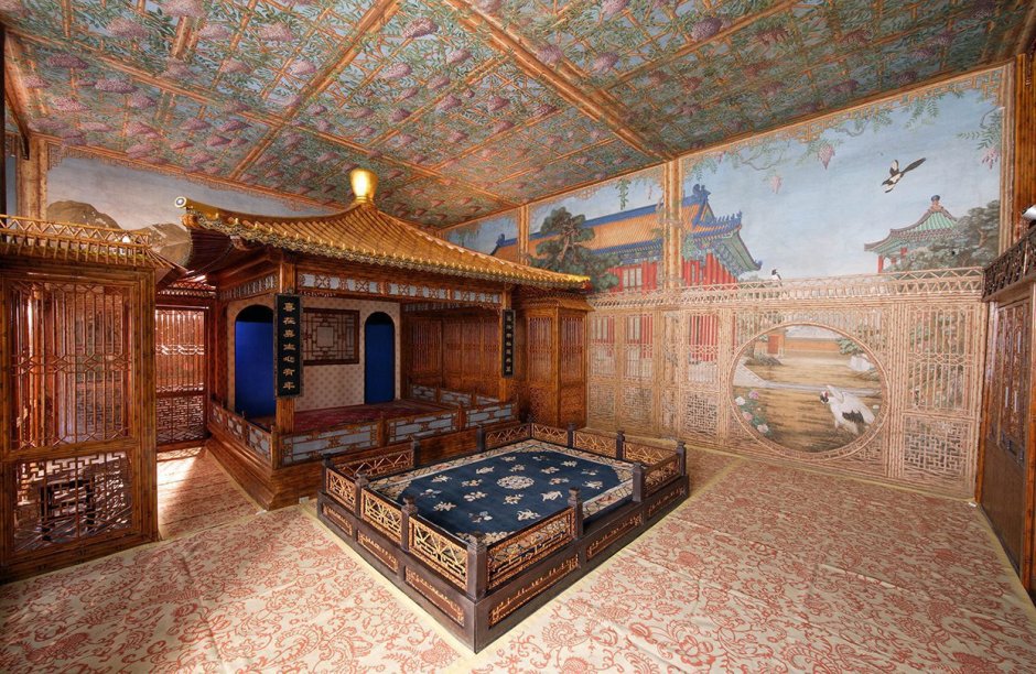 Китай дворец императора комната