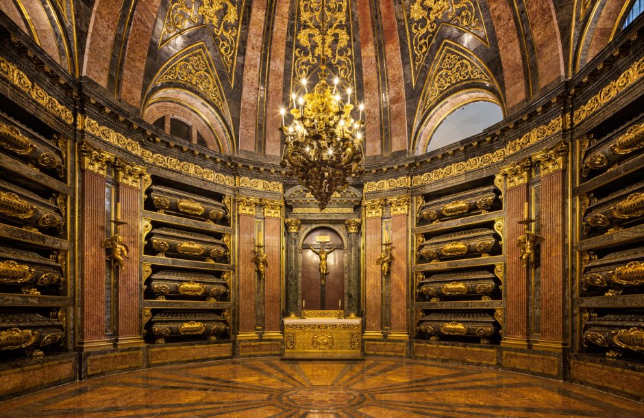 Библиотека королевского монастыря Эскориал Мадрид Испания