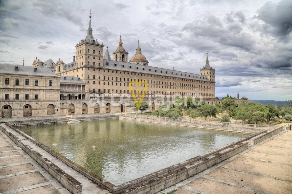 Мадрид дворец Эскориал 19 век