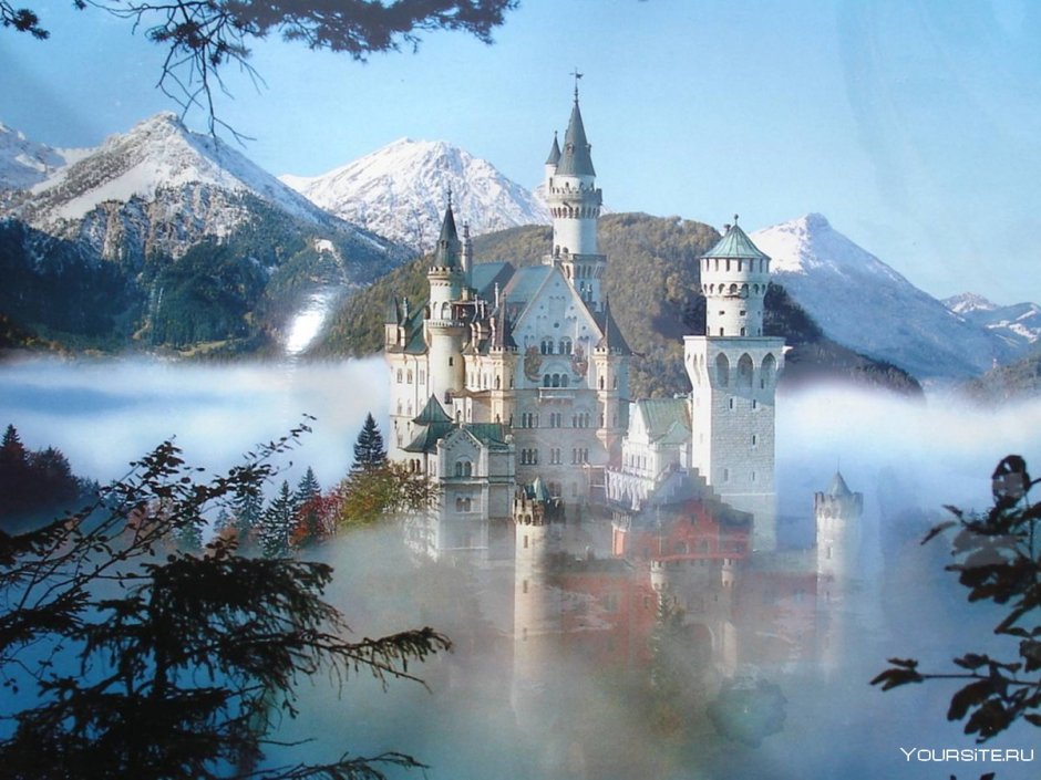 Нойшванштайн Бавария зима