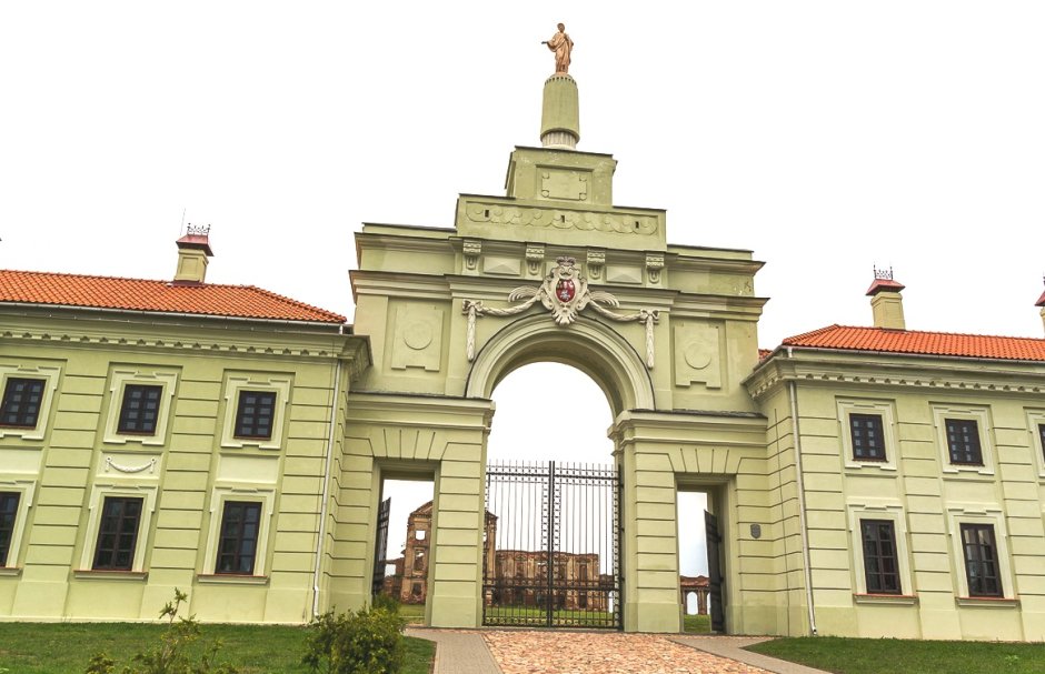 Ружаны дворец Сапегов план
