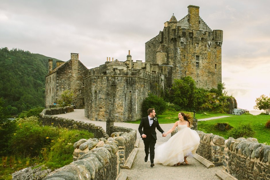 Свадьба в замке Шотландии