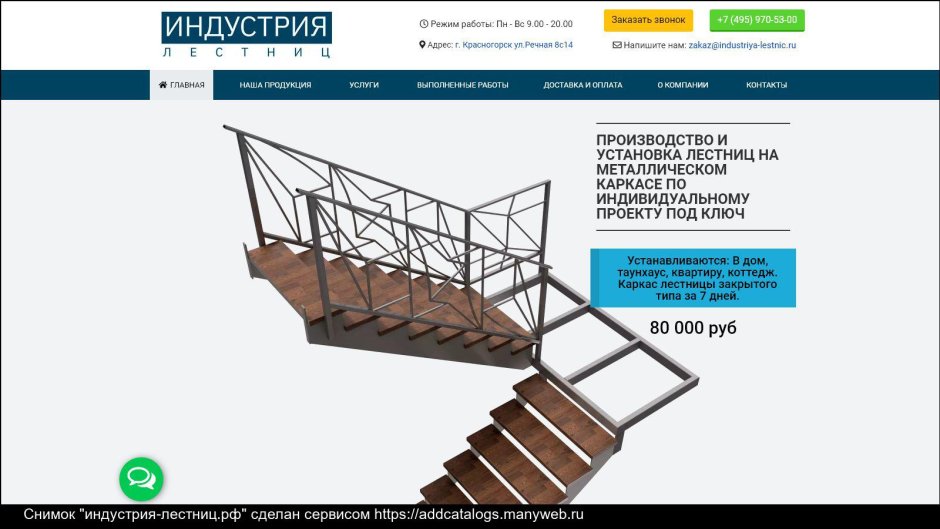 Лестница вид сверху