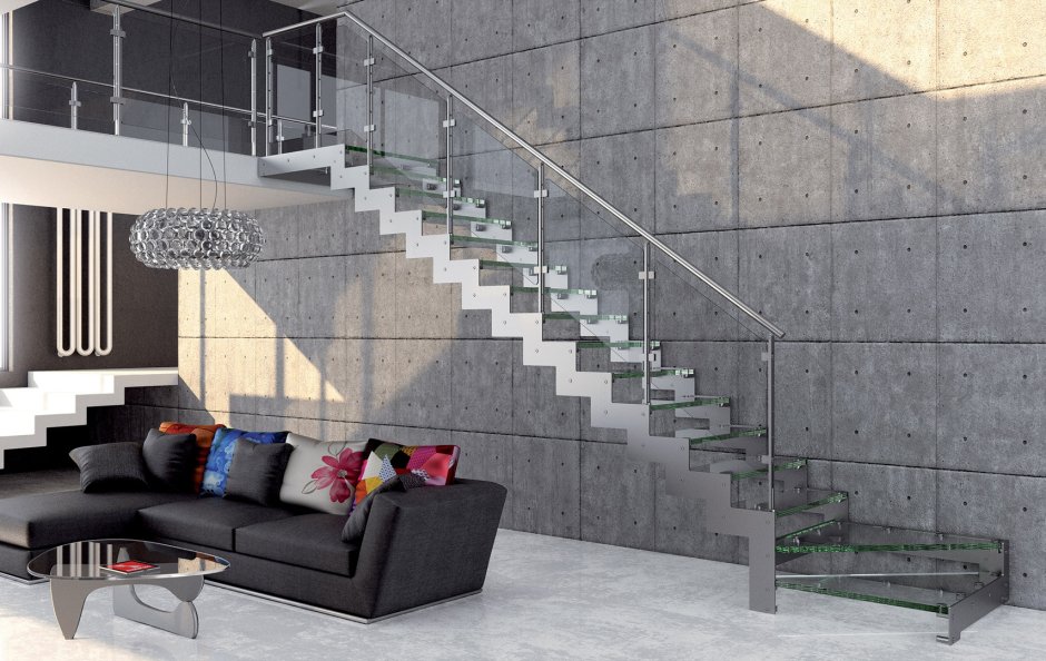 3ds Max модель лестницы кластка