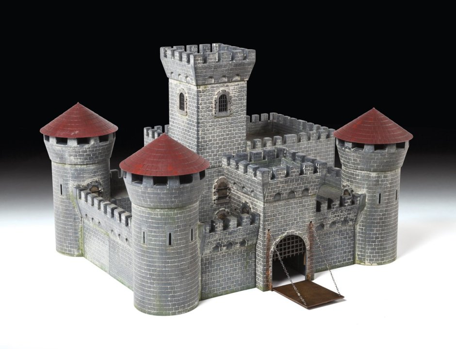 Сторожевая башня Средневековая диорама