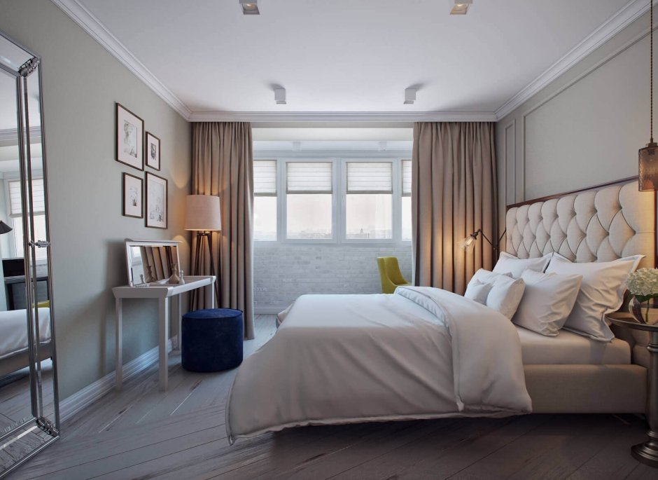 Спальня на балконе