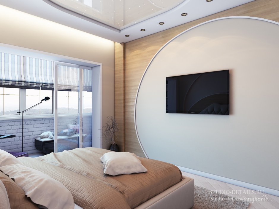 Спальня на балконе