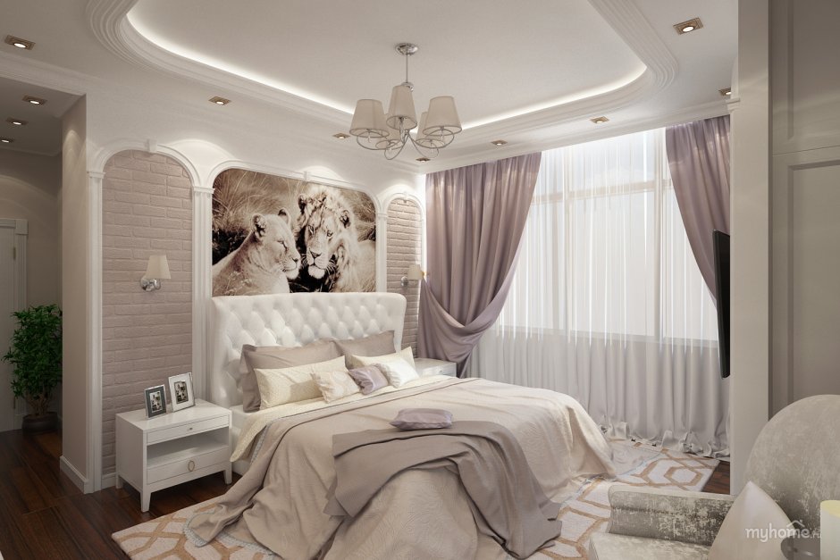 Спальня 9м2 интерьер