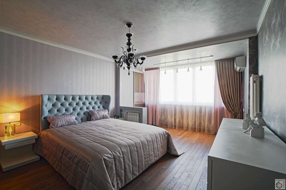 Красивые квартиры спальни с балконом