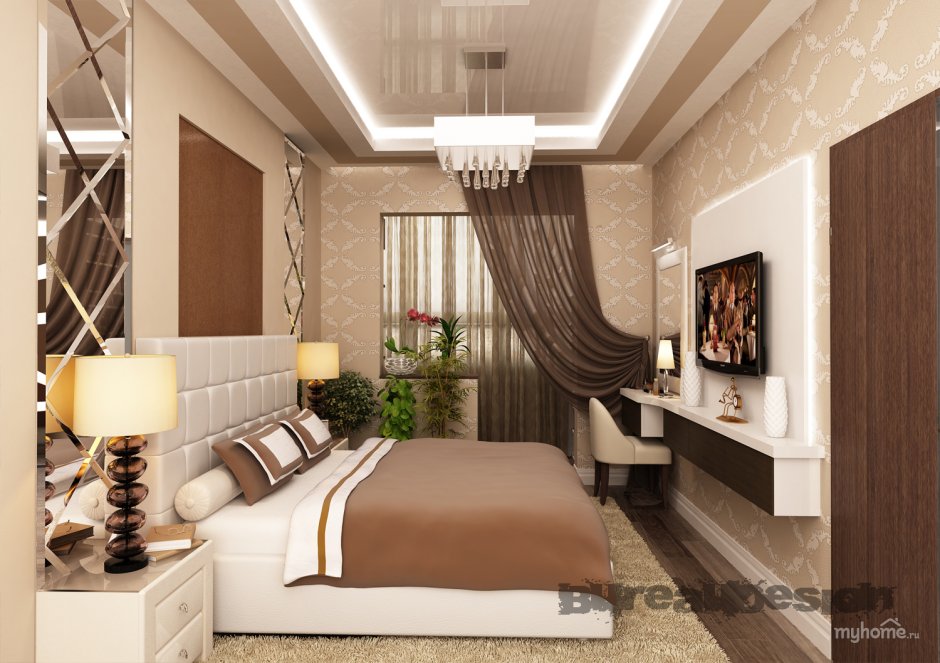 Спальня на балконе