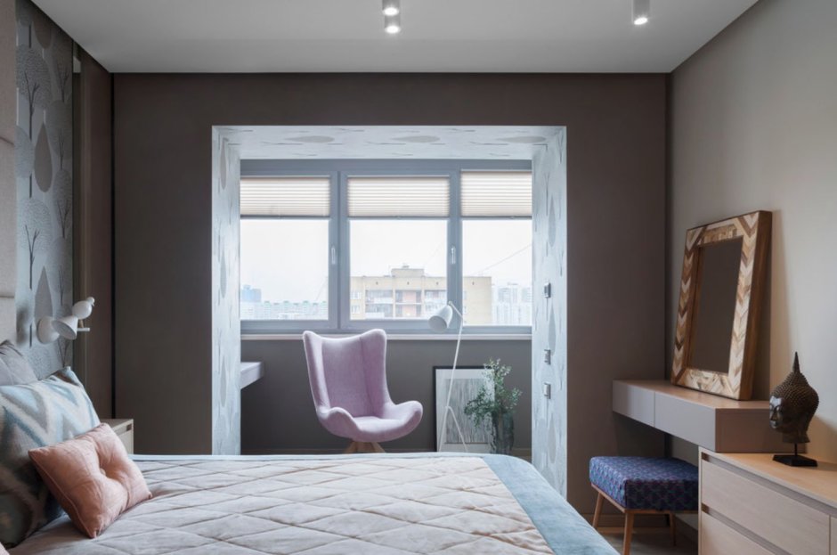 Лоджия совмещенная с комнатой