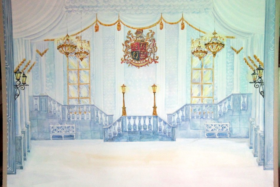 Декорации дворца