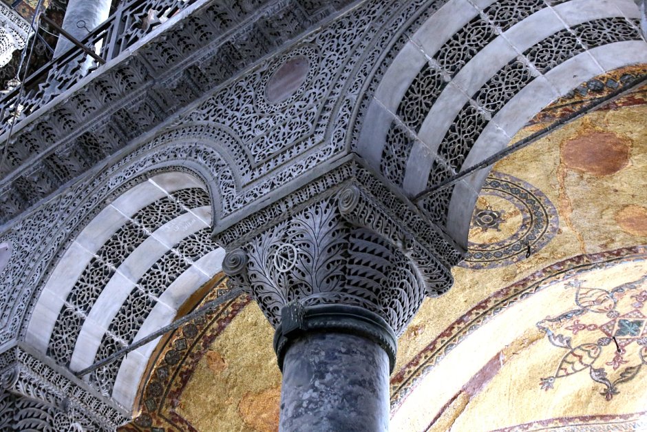 Собор Святой Софии Константинополь колонны