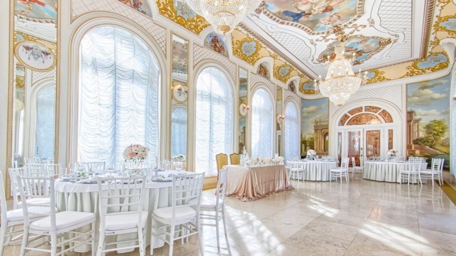 Мраморный дворец в Санкт Петербурге банкетный зал