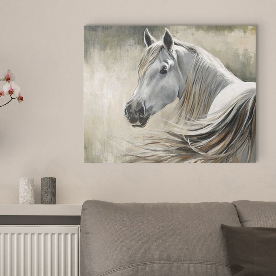 Интерьерная живопись кони
