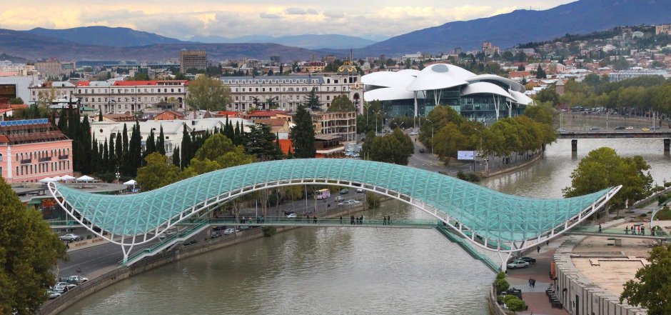 Пешеходные мосты Флоренция Тбилиси
