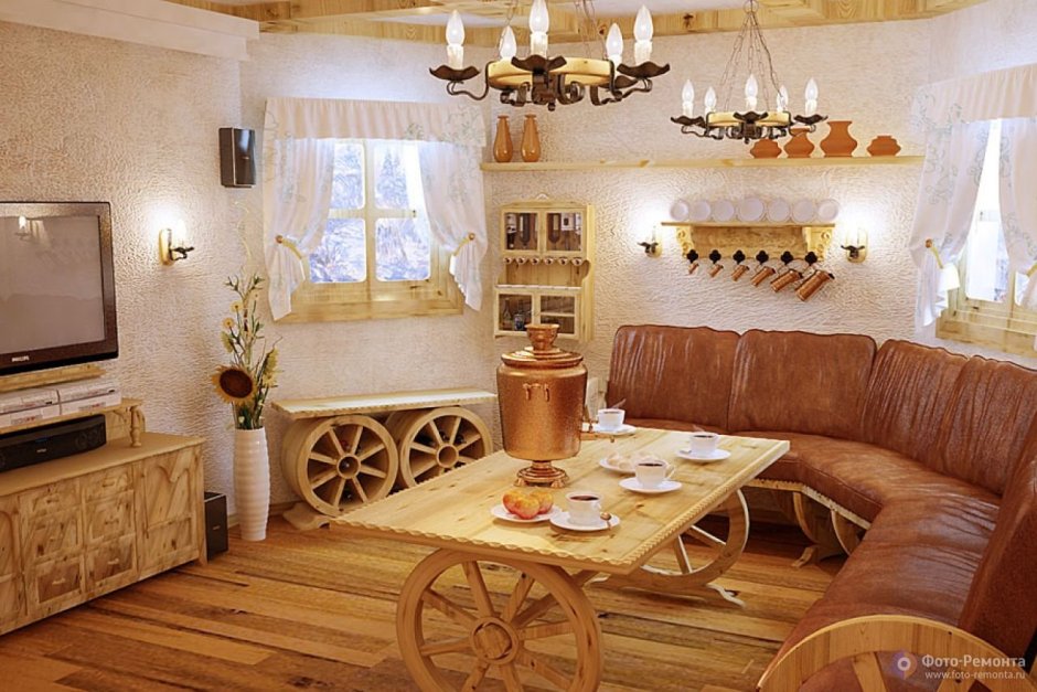 Красивые кухни гостиные