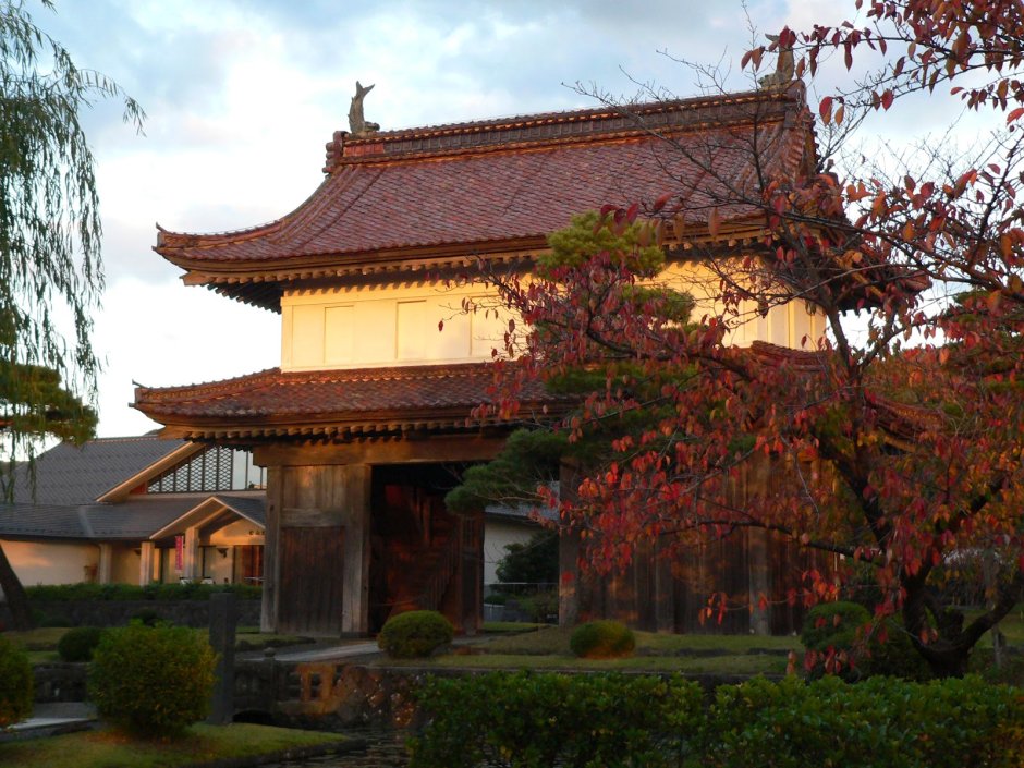 Замок Мацумото фасад