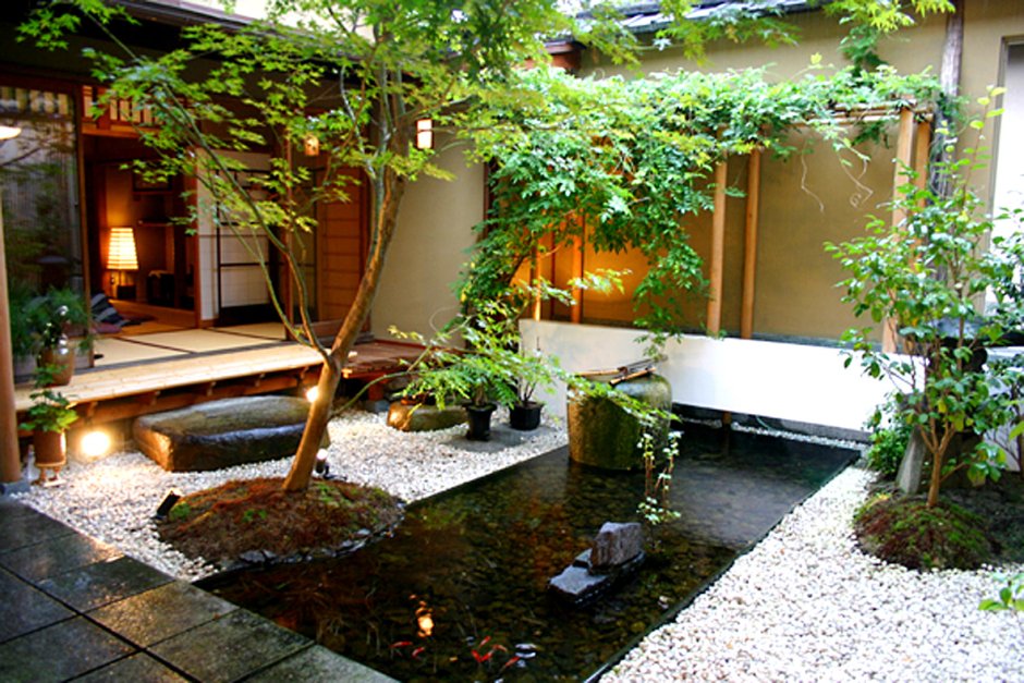Патио в японском стиле