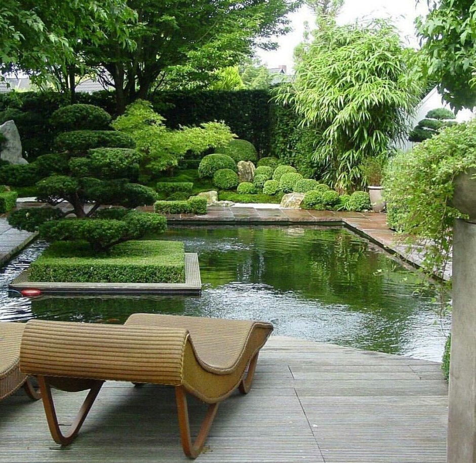 Современный японский сад