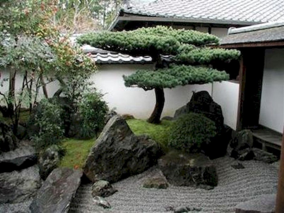 Патио в японском саду
