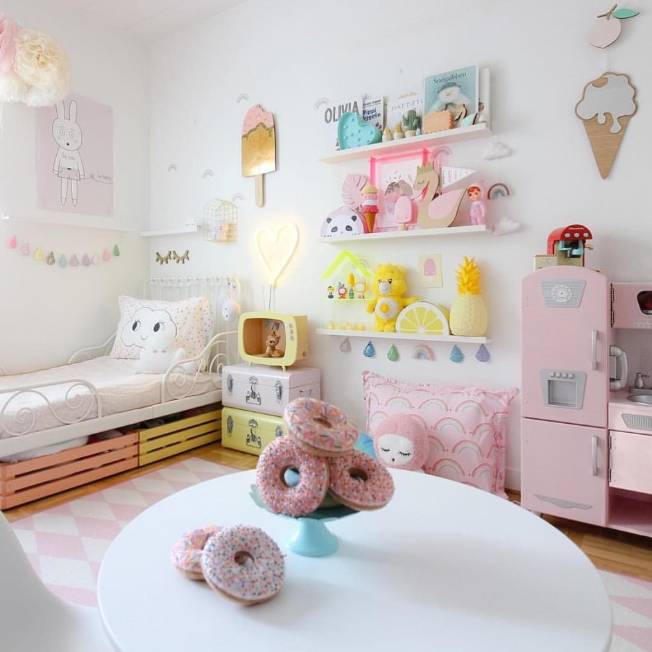 Милые детские комнаты для девочек