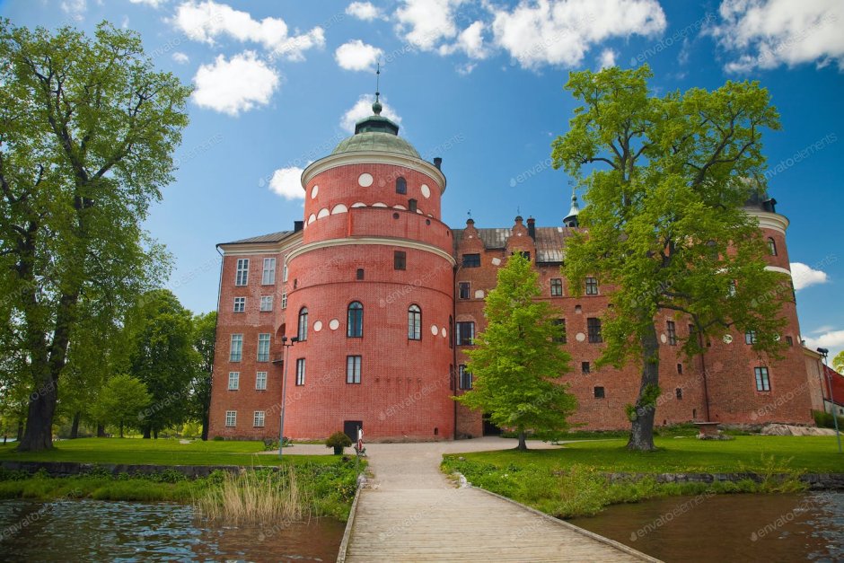 Швеция замок Грипсхольм интерьер