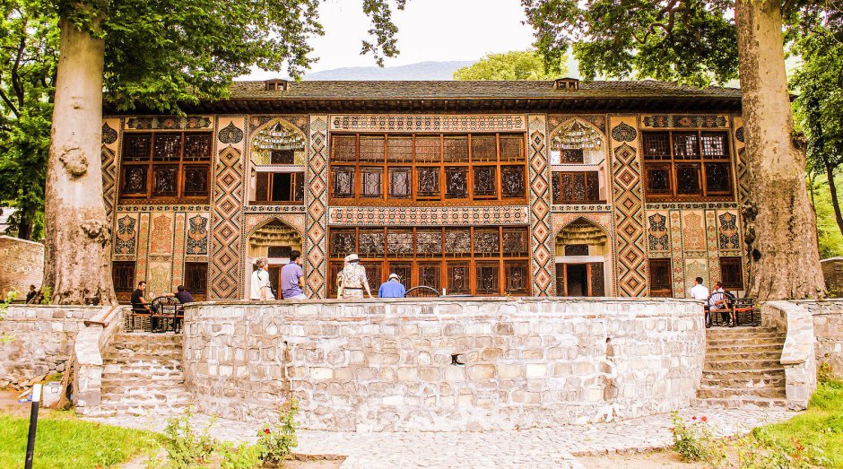 Дворец шекинских Ханов Азербайджан орнамент