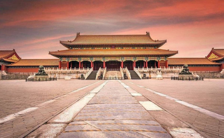 Пекин Императорский дворец павильон высшей гармонии