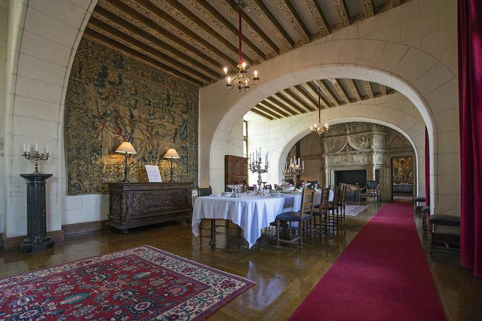 Замок Шато де Шомон-интерьеры