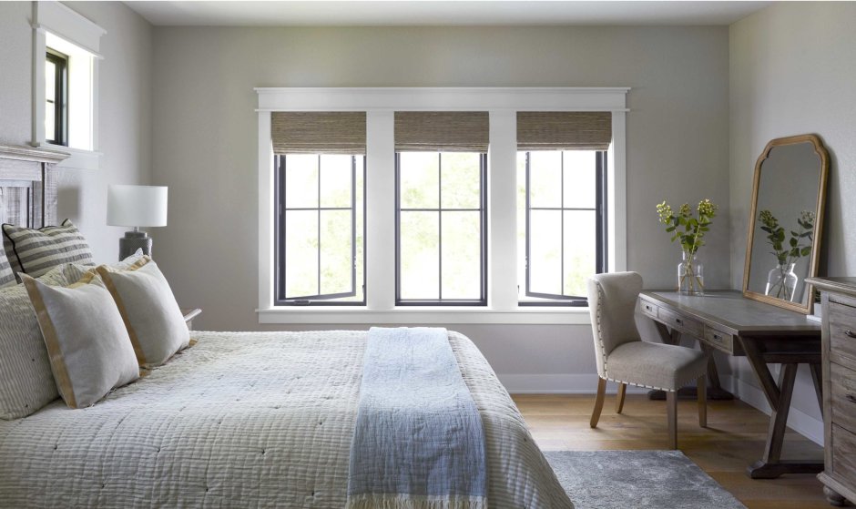 Small Wooden Windows in the Room