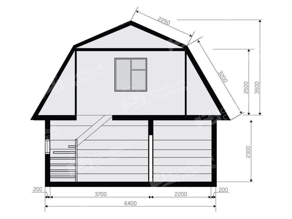 Внутренняя отделка мансарды