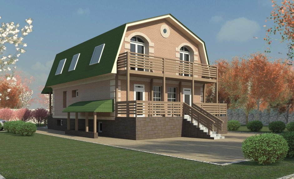 Крыша мансарда