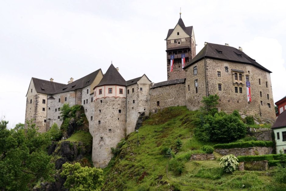 Крепость Локет в Чехии