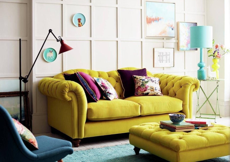 Диван в интерьере