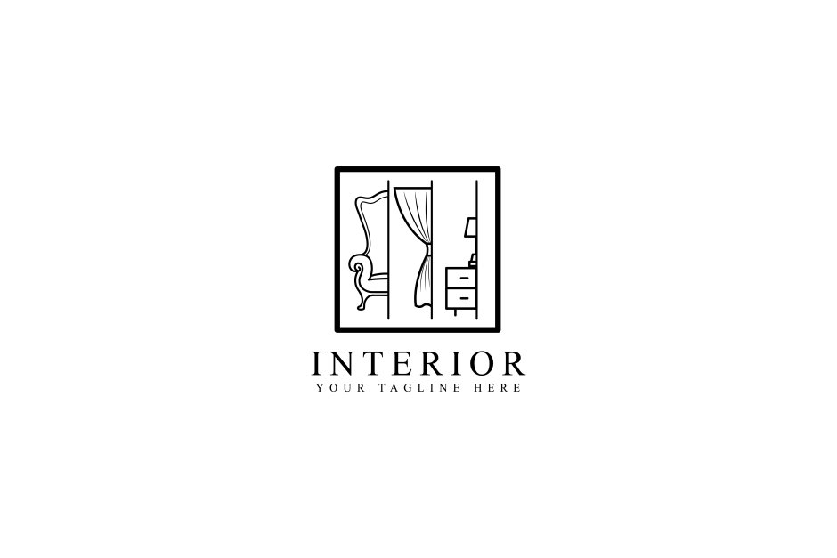 Логотип дизайн студии интерьера