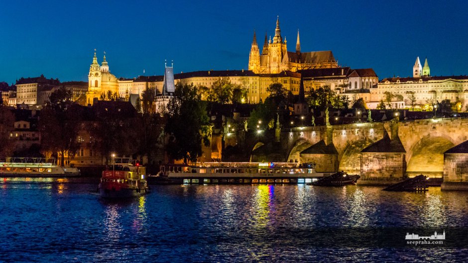 Вид на Прагу с Пражского града