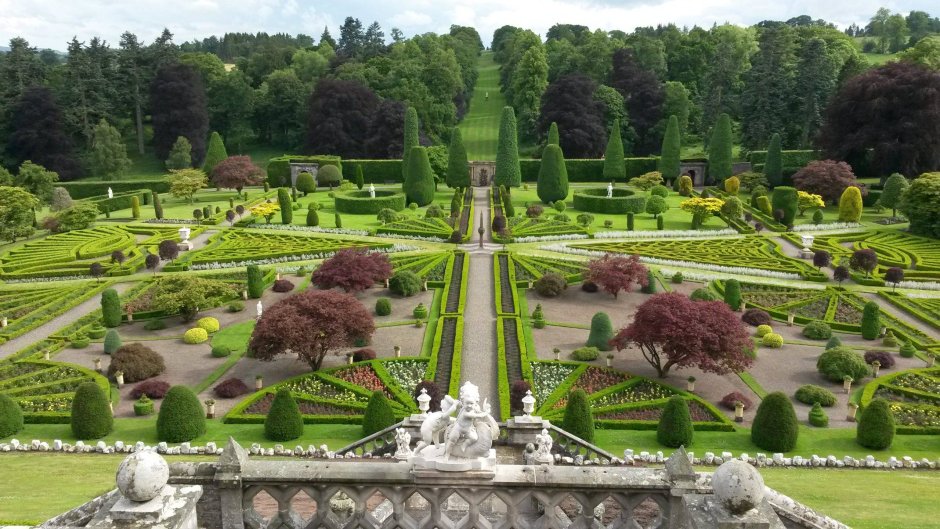 Регулярный сад классика Франция дворец Версаль