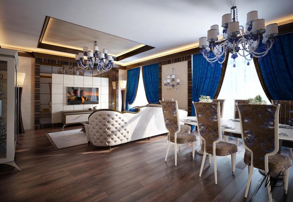 Студия в стиле ар деко