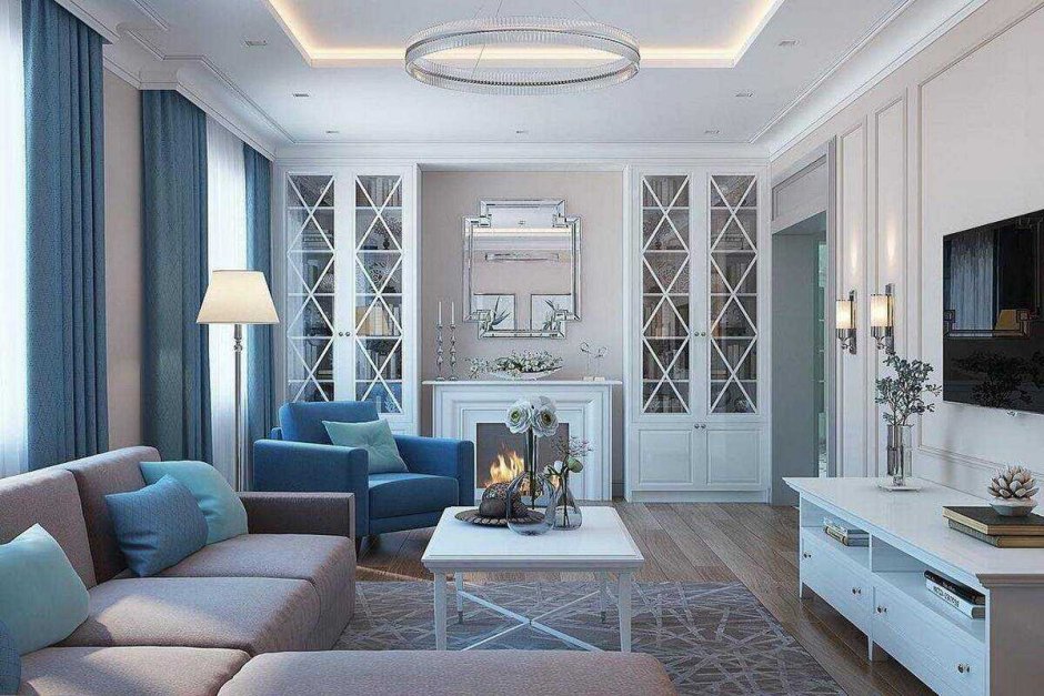 Гостиная ар деко