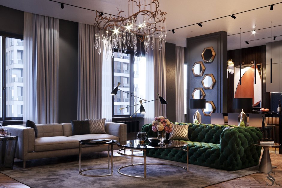 Элегантный интерьер квартиры