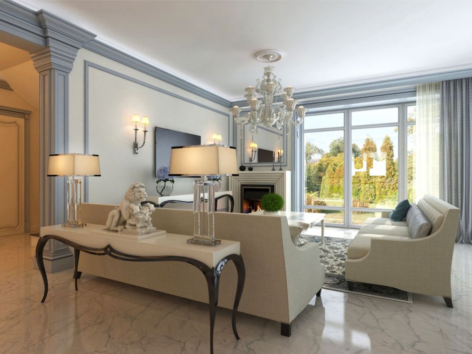 Гостиная Неоклассика 2021